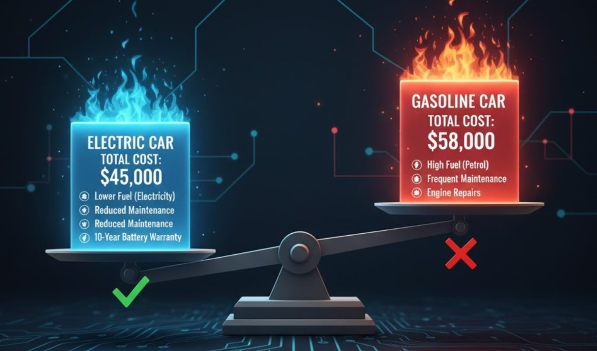 Cuộc Đua Trường Kỳ: Chi Phí Thực Tế Giữa Xe Điện và Xe Xăng Sau 10 Năm
