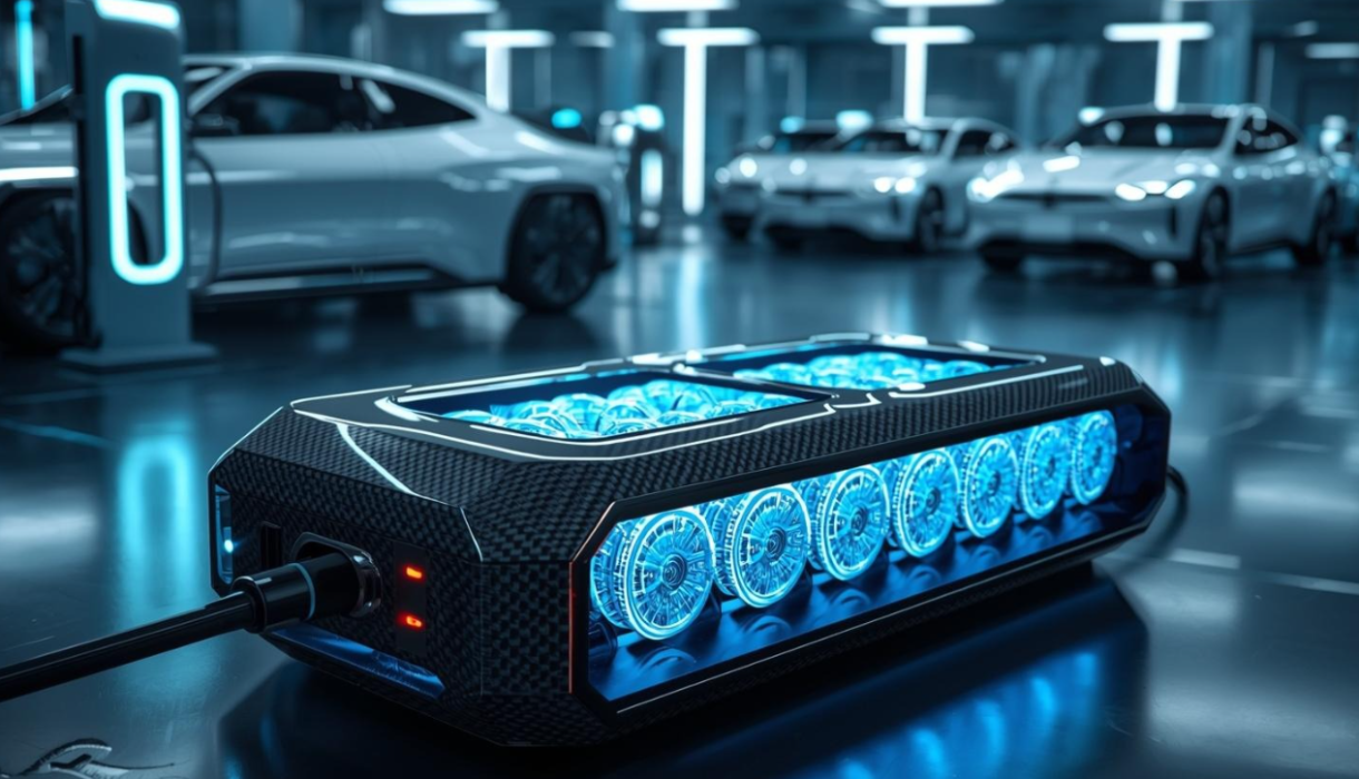Giảm trọng lượng pin EV 2025 tăng phạm vi 30% minh họa công nghệ mới.
