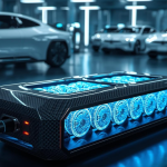 Giảm trọng lượng pin EV 2025 tăng phạm vi 30% minh họa công nghệ mới.