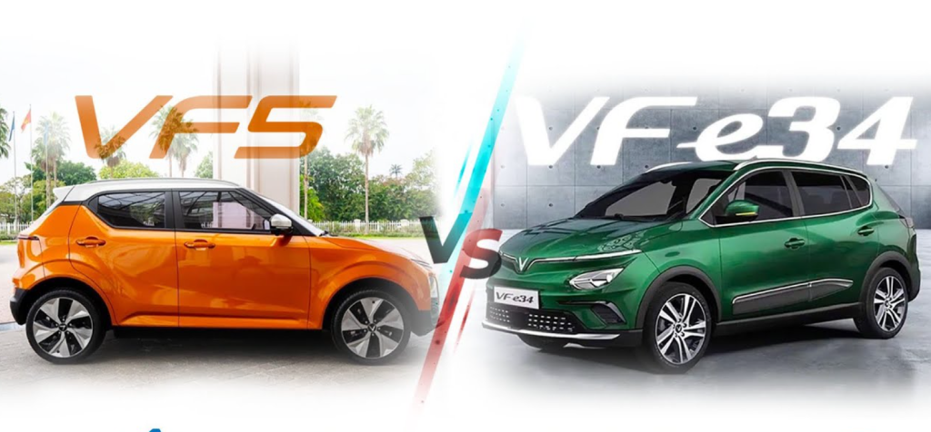 Chạy Dịch Vụ Xe Điện (Mua Pin + Sạc Free): VF 5 vs. VF e34 - Bài Toán Hoàn Vốn