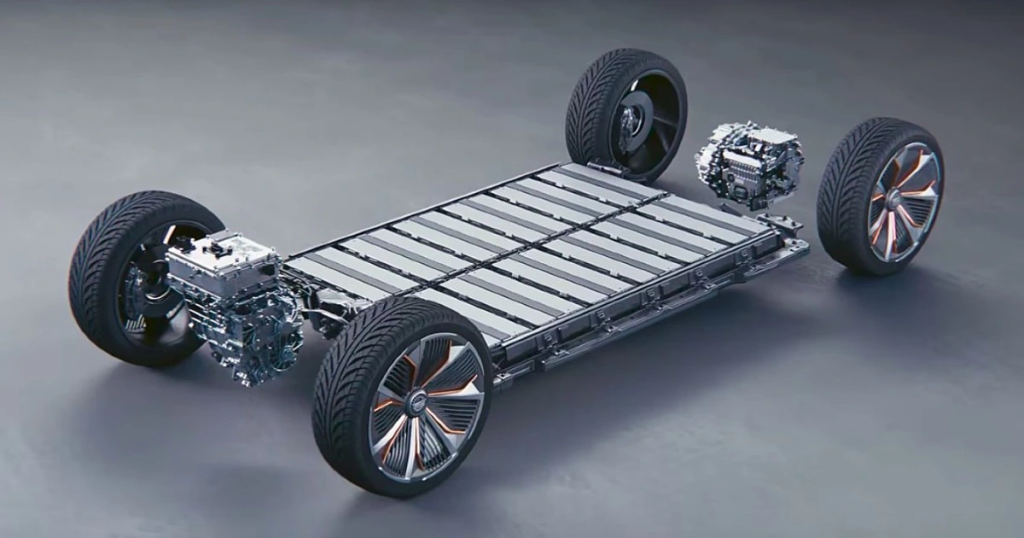 Biểu đồ minh họa các lý do giá pin xe điện giảm, bao gồm công nghệ LFP, Gigafactory, và Cell-to-Pack