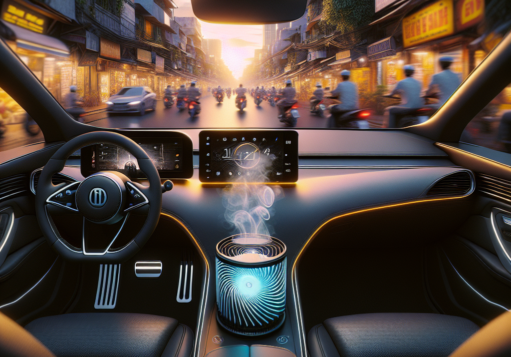 Top 5 máy lọc không khí mini hiệu quả cho xe điện (khử bụi mịn, mùi)