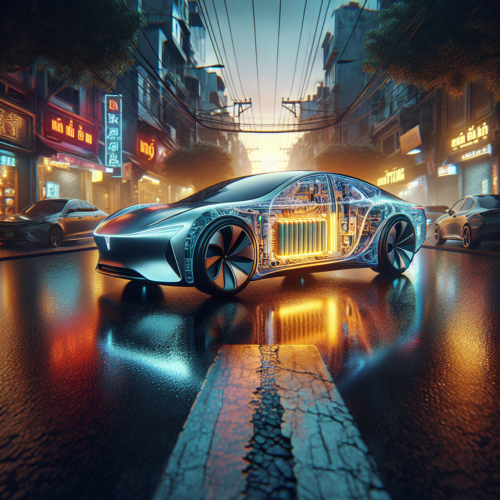 Cấu trúc cắt lớp của công nghệ pin Cell-to-Body (CTB) trên xe điện BYD Seal.