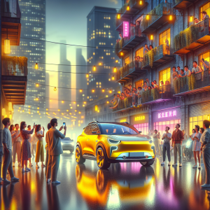 Dàn xe VinFast VF 3 nhiều màu sắc xếp hàng dài.