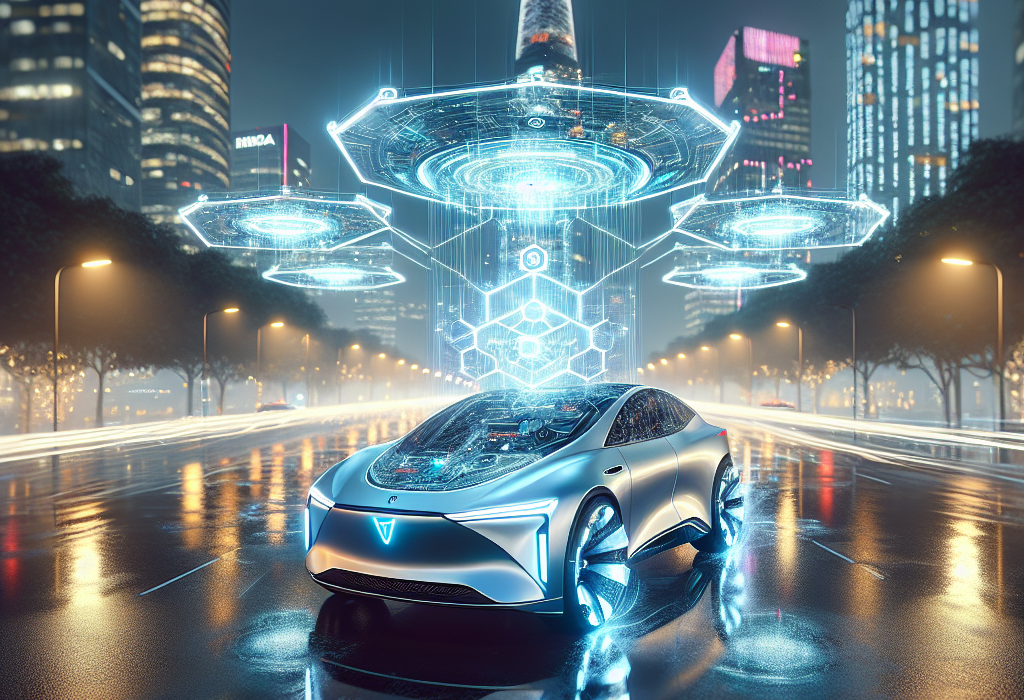 So sánh logo VinFast, BYD và Hyundai trên nền một viên pin xe điện công nghệ cao.