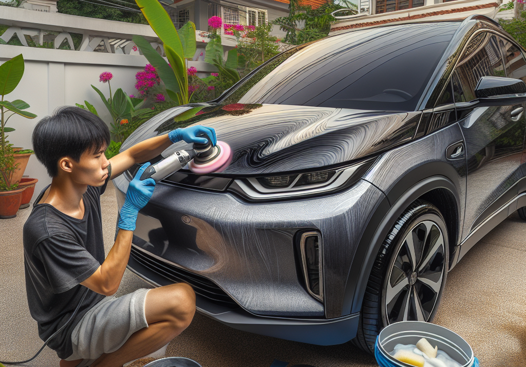 Đánh bóng xe điện tại nhà: Hướng dẫn cho người mới (dùng máy và bằng tay)