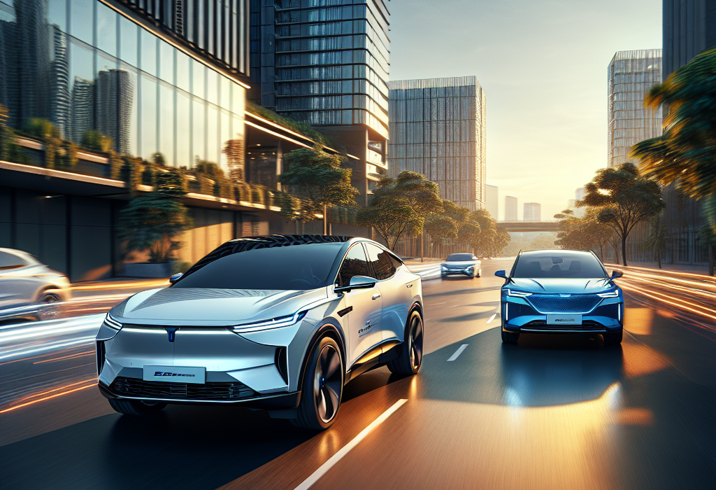 Dàn xe điện BYD gồm Atto 3, Dolphin và Seal đang được trưng bày tại sự kiện lái thử.