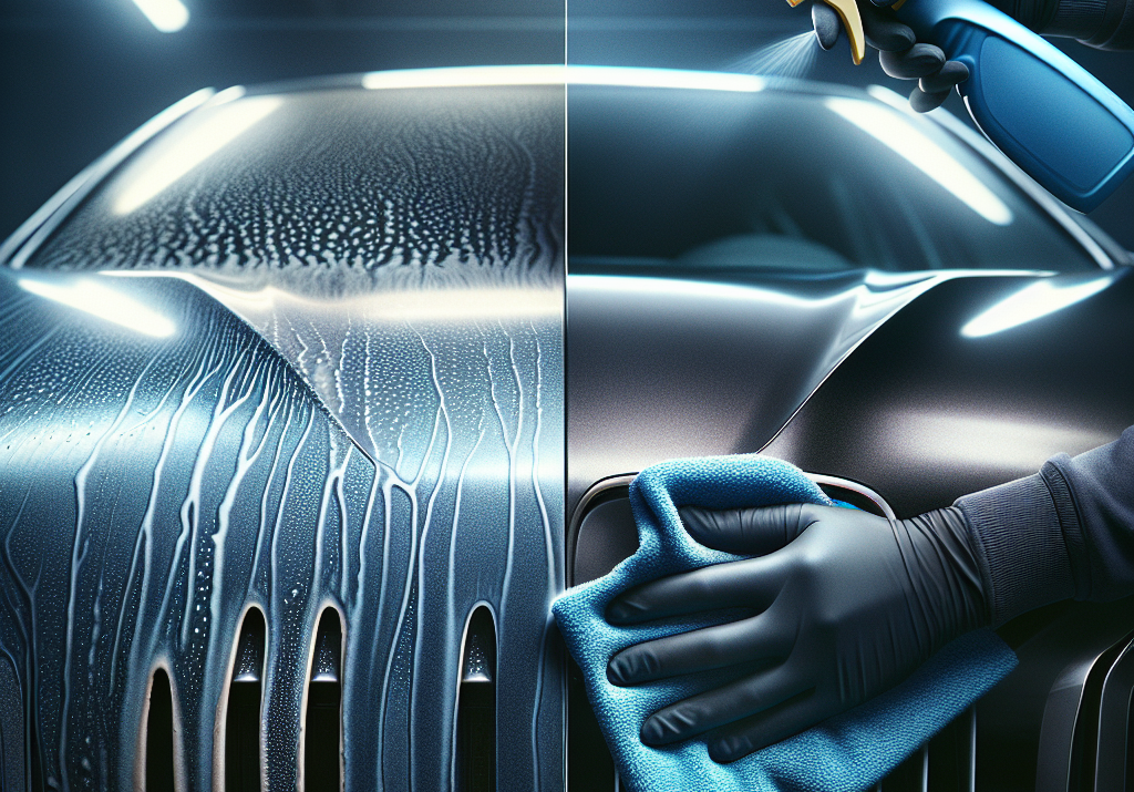 Tẩy ố nước, nhựa đường bám trên thân xe (an toàn cho lớp sơn)