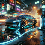 Cận cảnh viên pin Shenxing của CATL với các tia sáng xanh tượng trưng cho công nghệ sạc siêu nhanh.