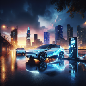 Biểu đồ đường cong sạc nhanh của xe điện, cho thấy công suất sạc giảm dần khi mức pin tăng lên.