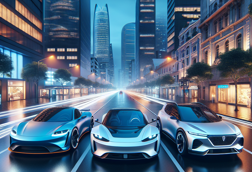 Bộ ba xe điện BYD Atto 3, Dolphin, và Seal màu sắc nổi bật được trưng bày tại sự kiện ra mắt ở Việt Nam.