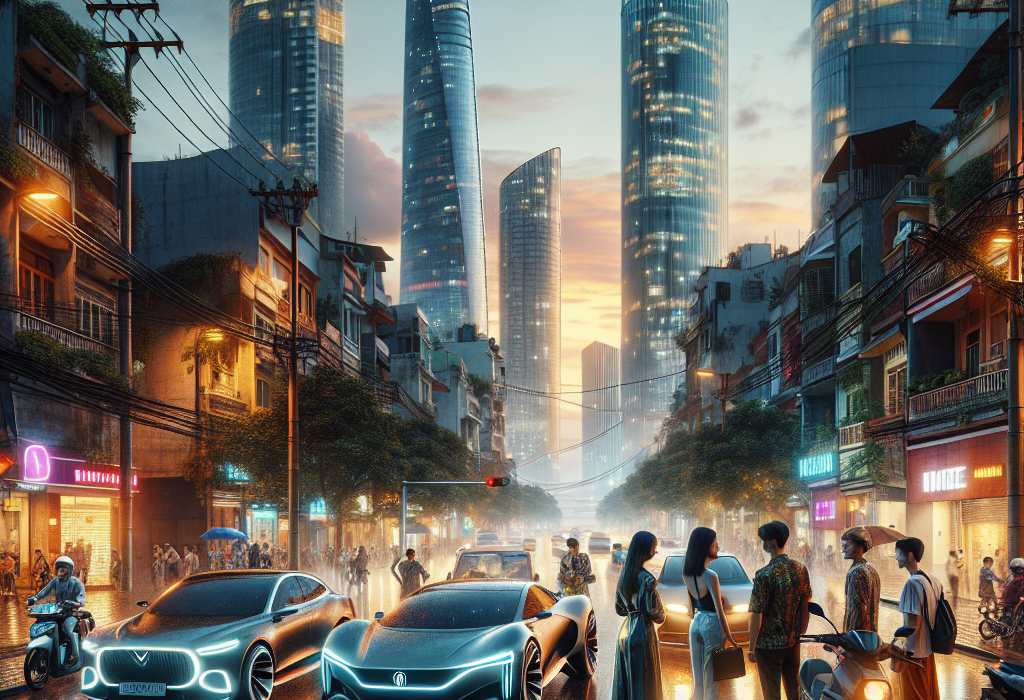 Dàn xe điện Trung Quốc gồm Nio, Xpeng và Zeekr đang được trưng bày tại một triển lãm ô tô.