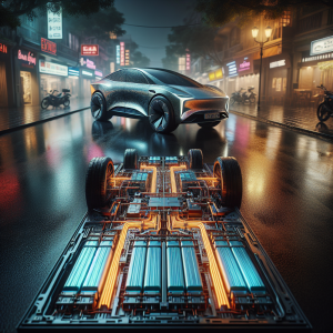 Sơ đồ so sánh cấu trúc pin truyền thống, Cell-to-Pack (CTP), và Blade Battery của BYD.