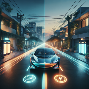 Sơ đồ so sánh pin LFP và NMC với các biểu tượng về độ bền, an toàn và mật độ năng lượng.