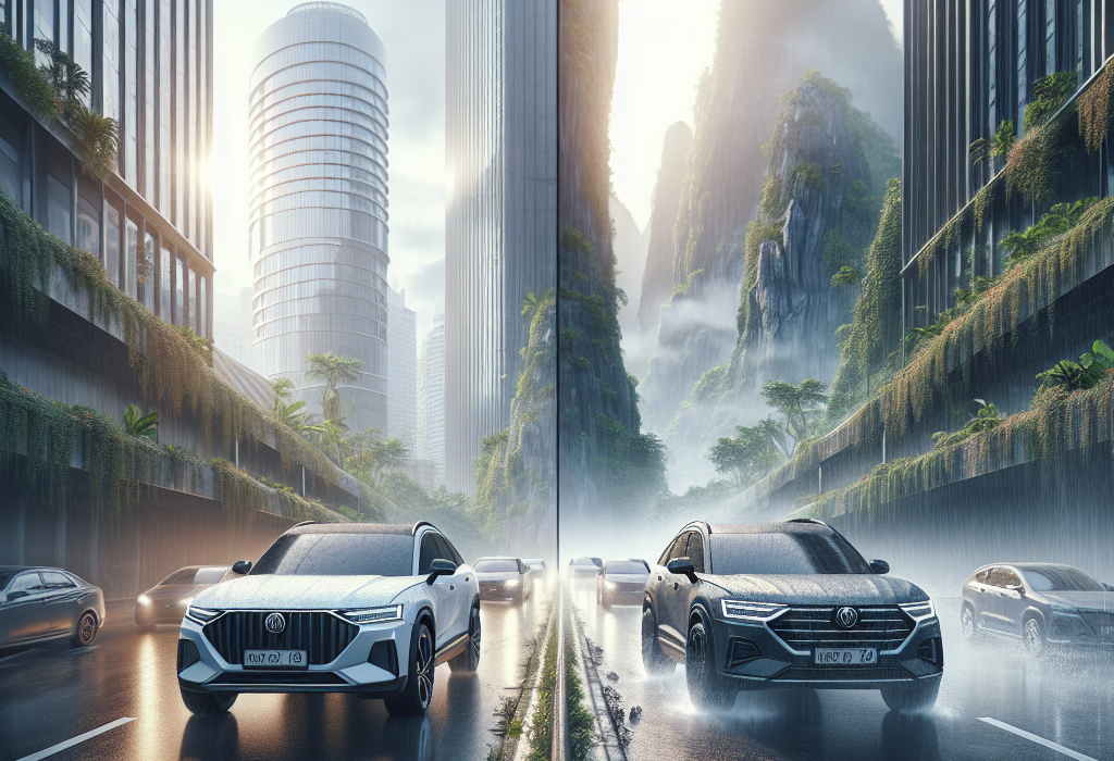 Sơ đồ so sánh hệ thống truyền động xe điện 1 motor cầu trước và 2 motor AWD.