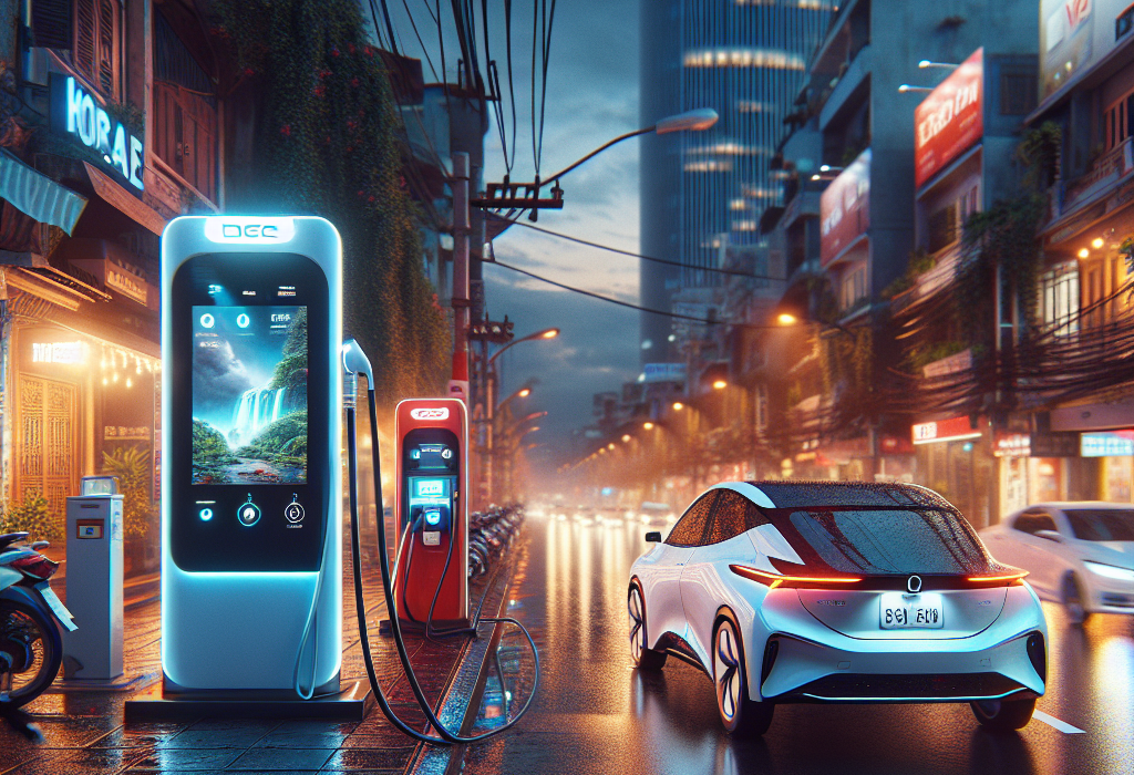 Ảnh so sánh xe điện VinFast VF 5 và xe xăng Toyota Vios với biểu đồ chi phí vận hành.