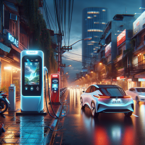 Ảnh so sánh xe điện VinFast VF 5 và xe xăng Toyota Vios với biểu đồ chi phí vận hành.