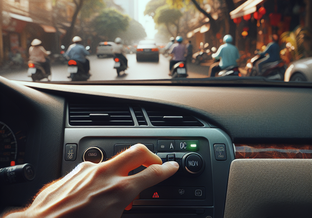 Mẹo tắt A/C 2 phút trước khi tắt xe để chống mùi ẩm mốc