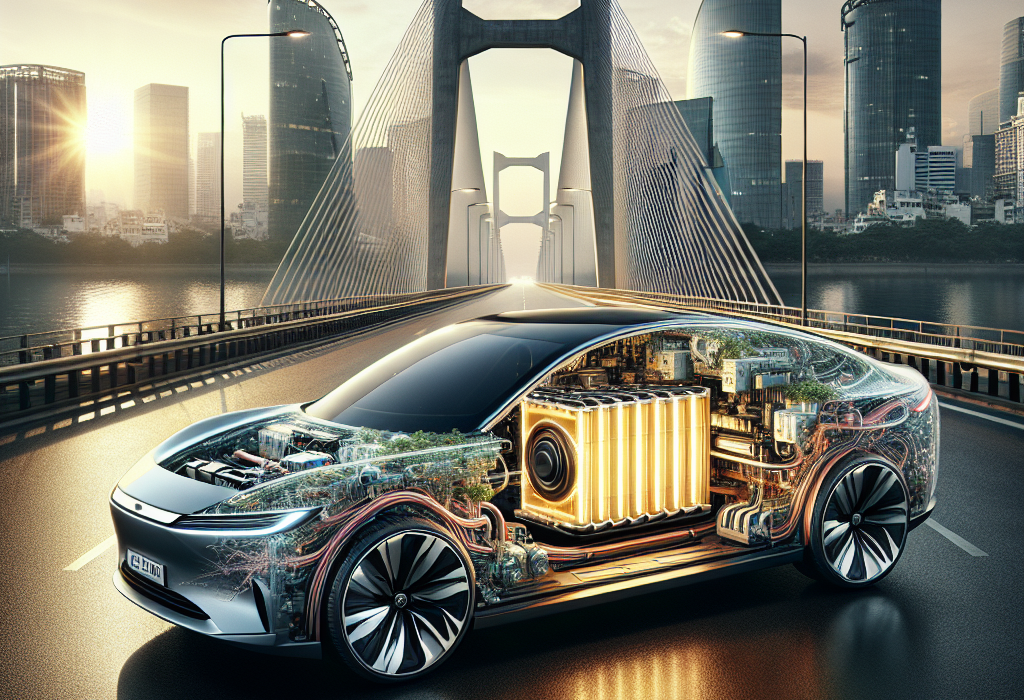 Cấu trúc bên trong của một bộ pin xe điện hiện đại với các cell pin được sắp xếp dày đặc.