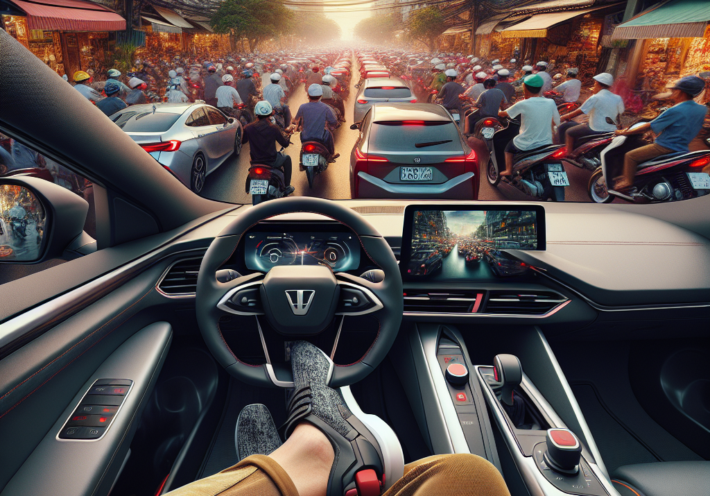 Kinh nghiệm lái xe điện khi tắc đường (dùng One-Pedal hay Auto Hold?)