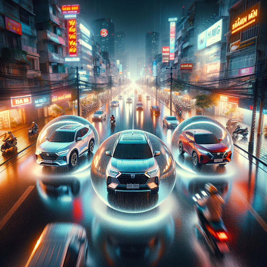 So sánh độ ồn cabin của VinFast VF 7, BYD Atto 3 và Mazda CX-5.